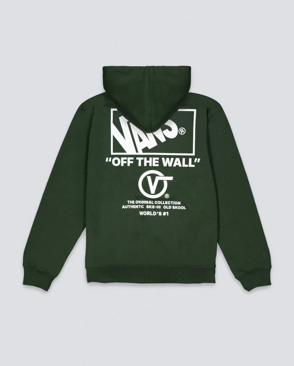Sudadera Vans Stockpile Verde Oscuro Unisex - Image 3