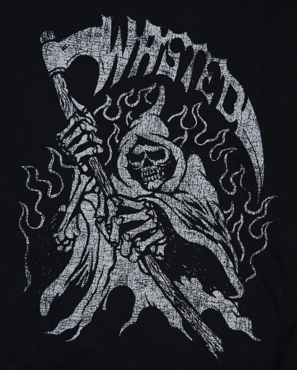 Sudadera Wasted Paris Harvest Boxy Negro Unisex - Image 4