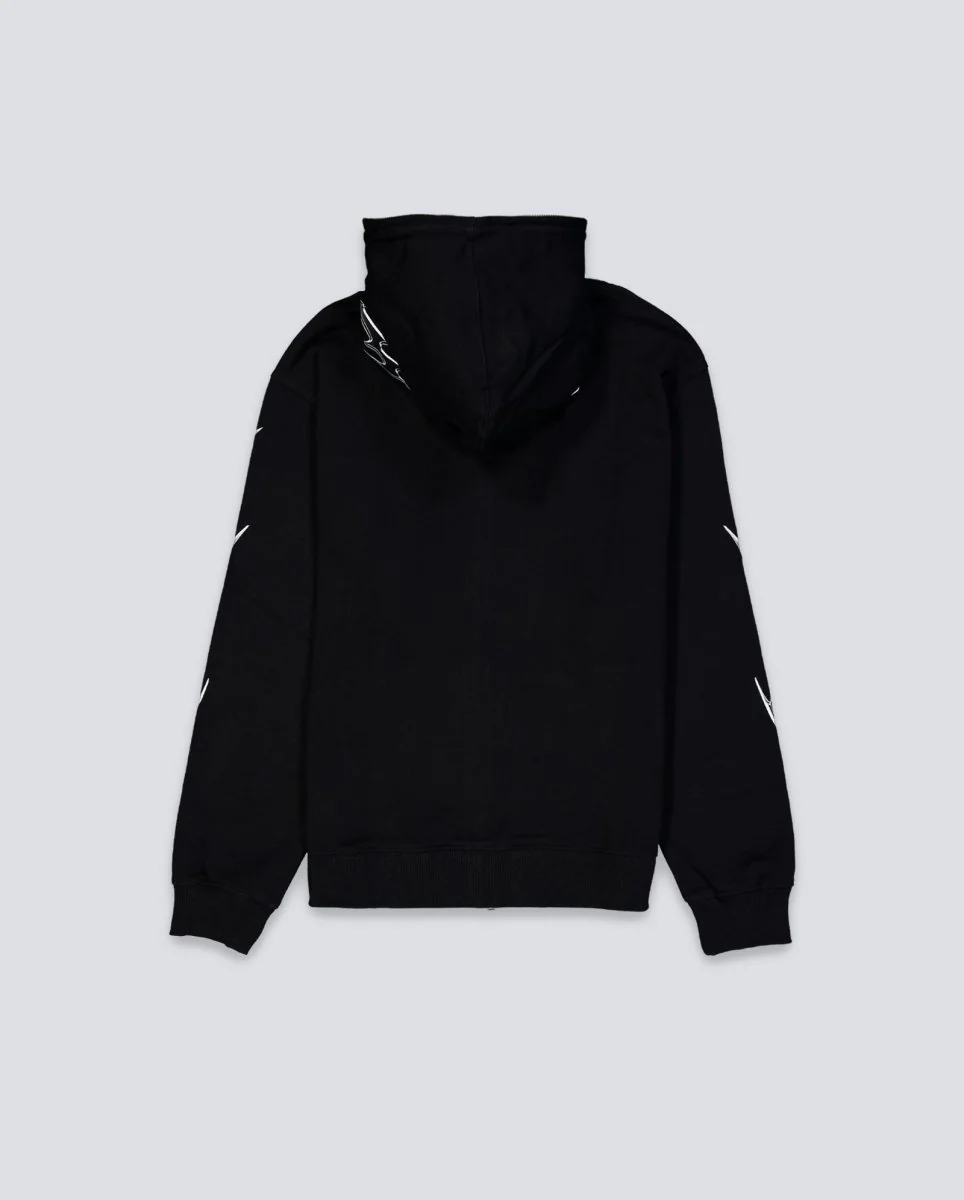 Sudadera Wasted Paris Metal Blade Con Cremallera Negro Unisex - Image 3