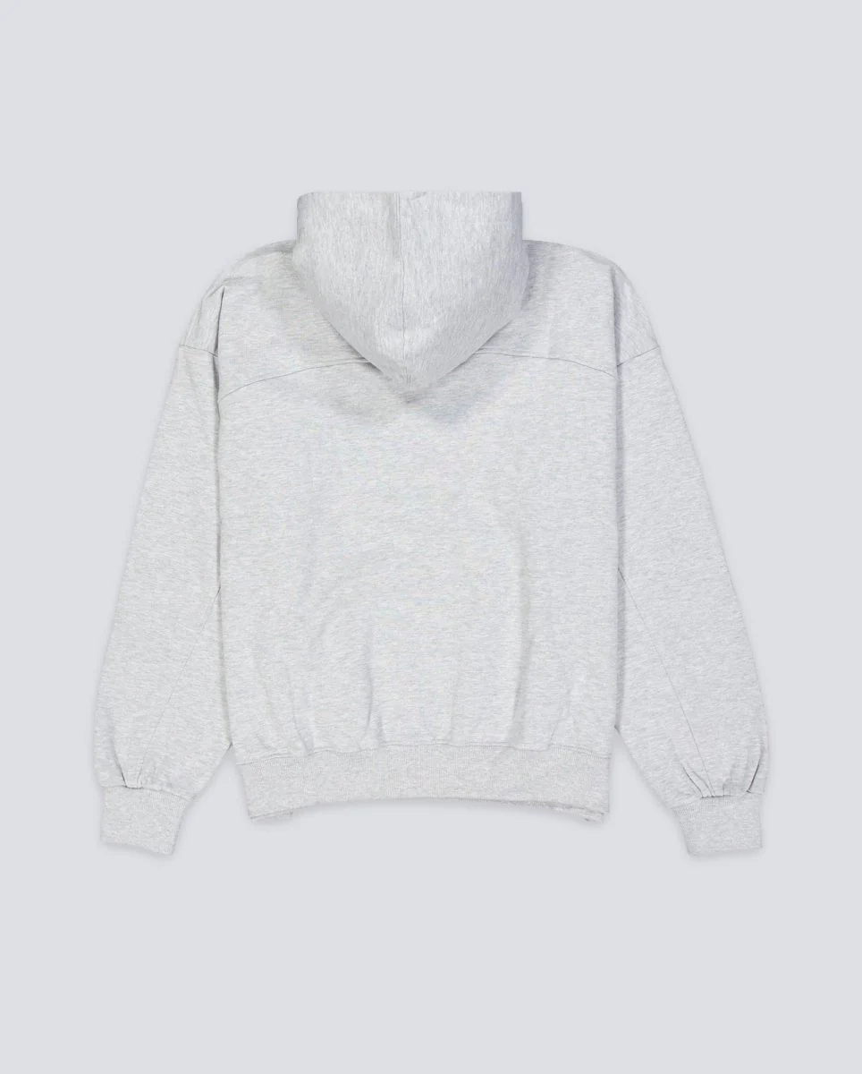 Sudadera Wasted Paris Switchblade Boxy Gris Unisex - Image 3