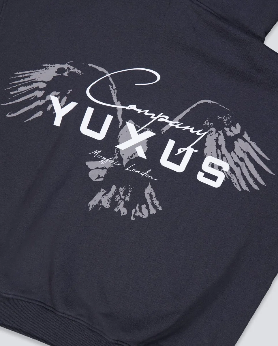 Sudadera Yuxus Imperial Mayfair Hoodie Azul Unisex - Image 3
