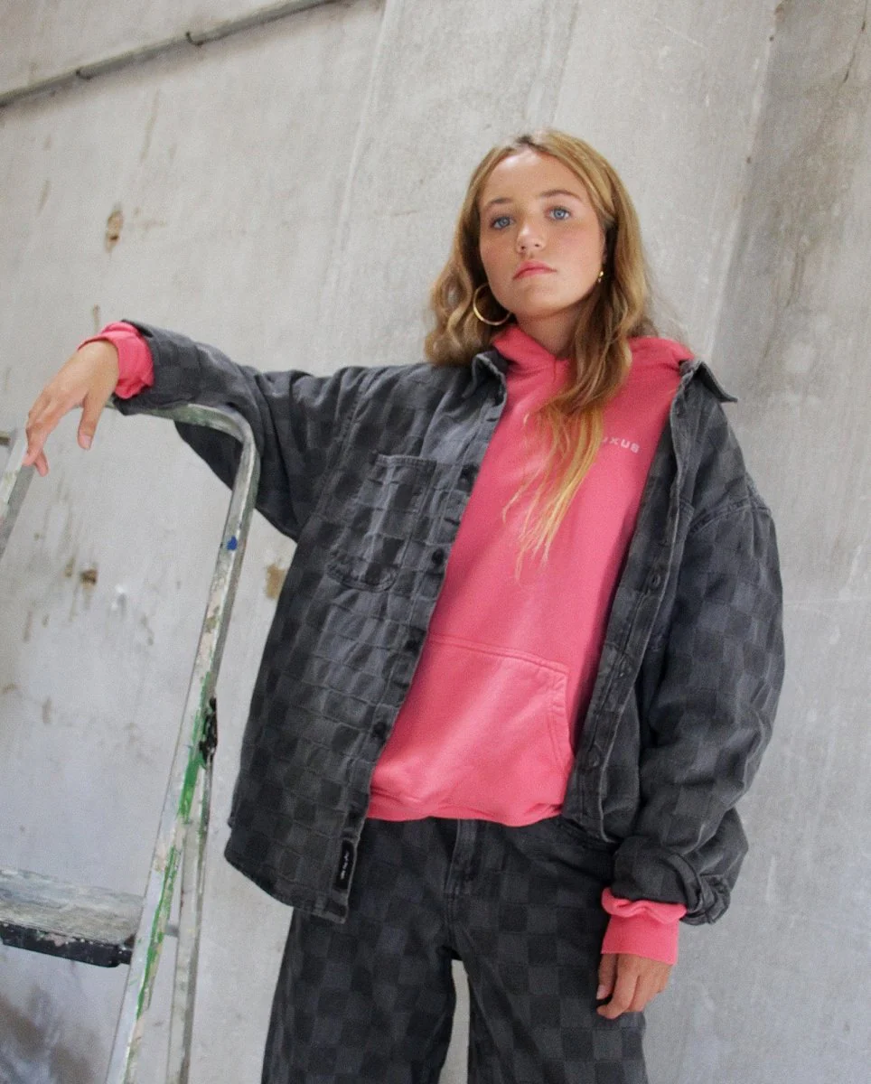 Sudadera Yuxus Magenta Vanguard Hoodie Rosa Unisex - Image 3