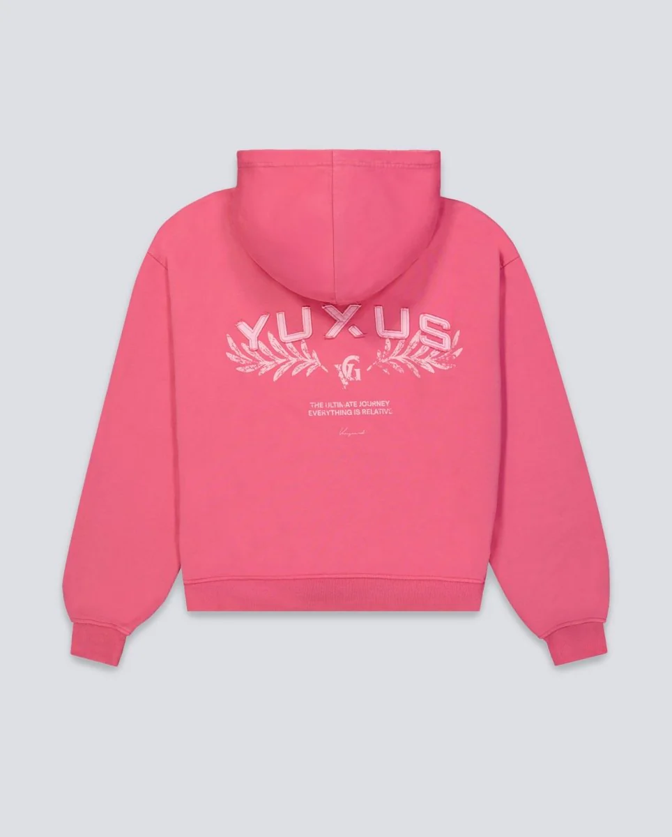 Sudadera Yuxus Magenta Vanguard Hoodie Rosa Unisex - Image 6