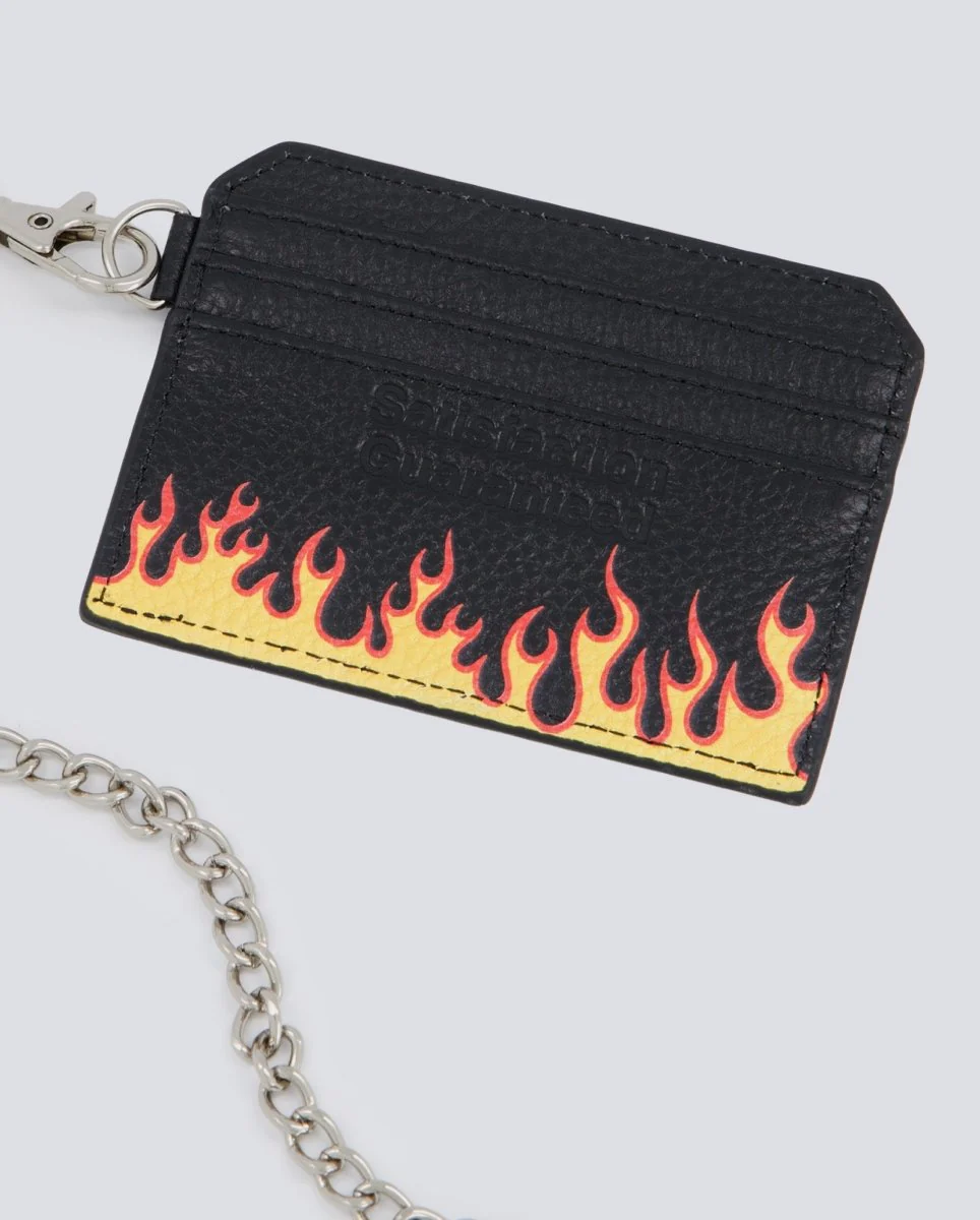 Tarjetero Pleasures Leather Negro Unisex - Image 2