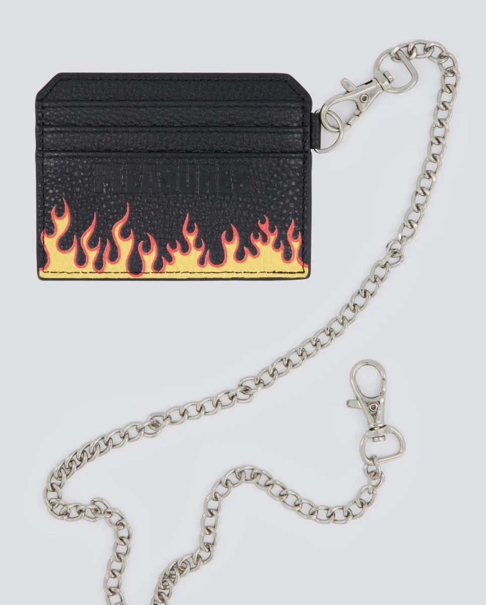 Tarjetero Pleasures Leather Negro Unisex - Image 3