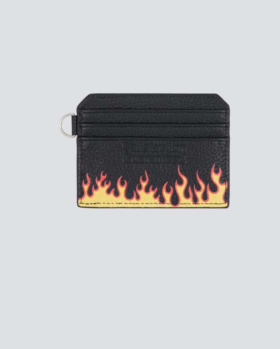 Tarjetero Pleasures Leather Negro Unisex - Image 4