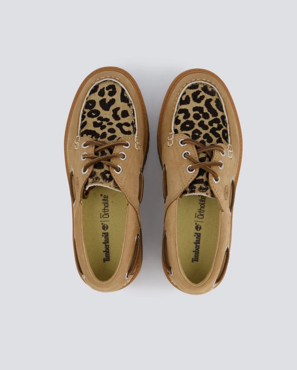 Timberland Boat Nubuck Leopardo Marrón Mujer - Image 3