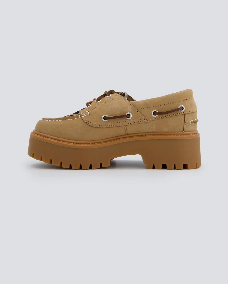 Timberland Boat Nubuck Leopardo Marrón Mujer - Image 4