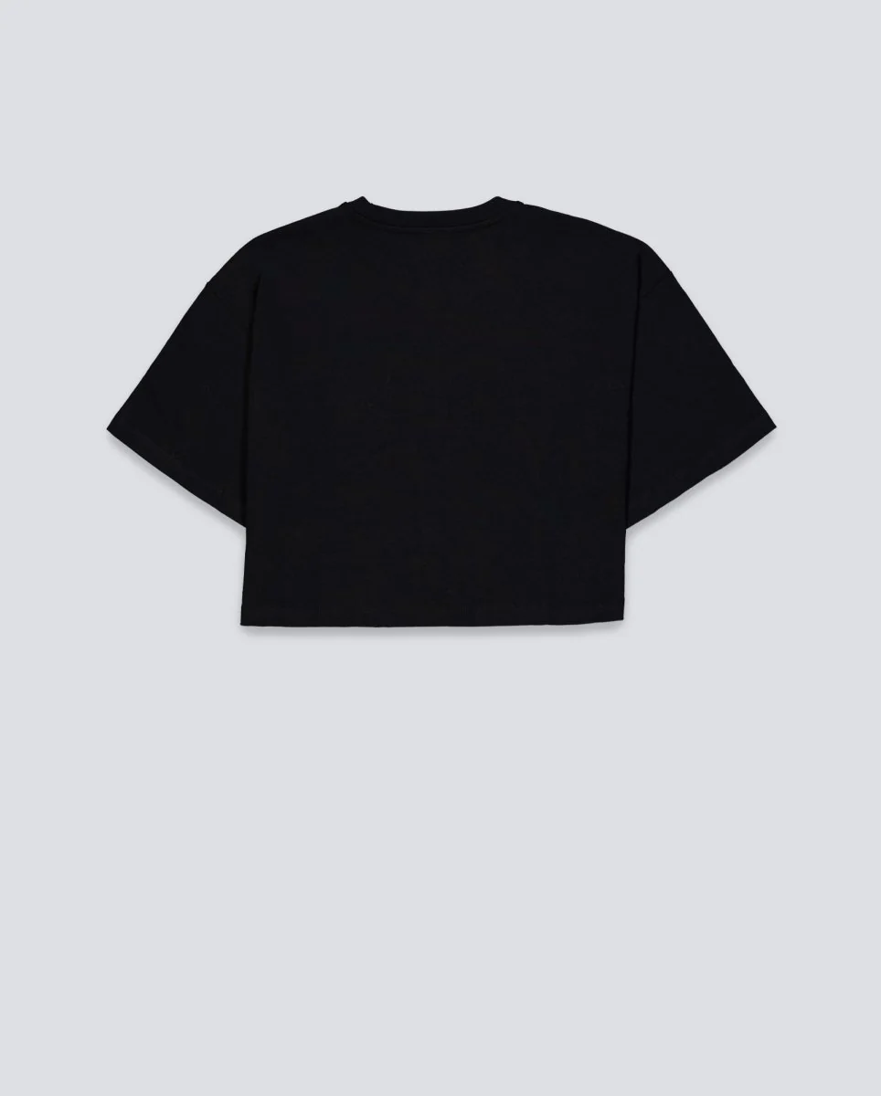 Top Crop Vans W Salton Relax Negro Mujer - Image 3