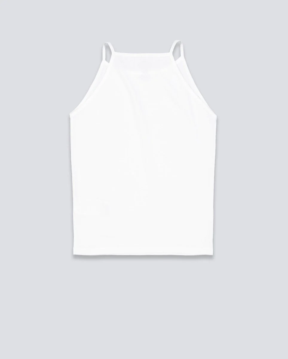 Top Tirantes Dickies Honeyville Blanco Mujer - Image 4