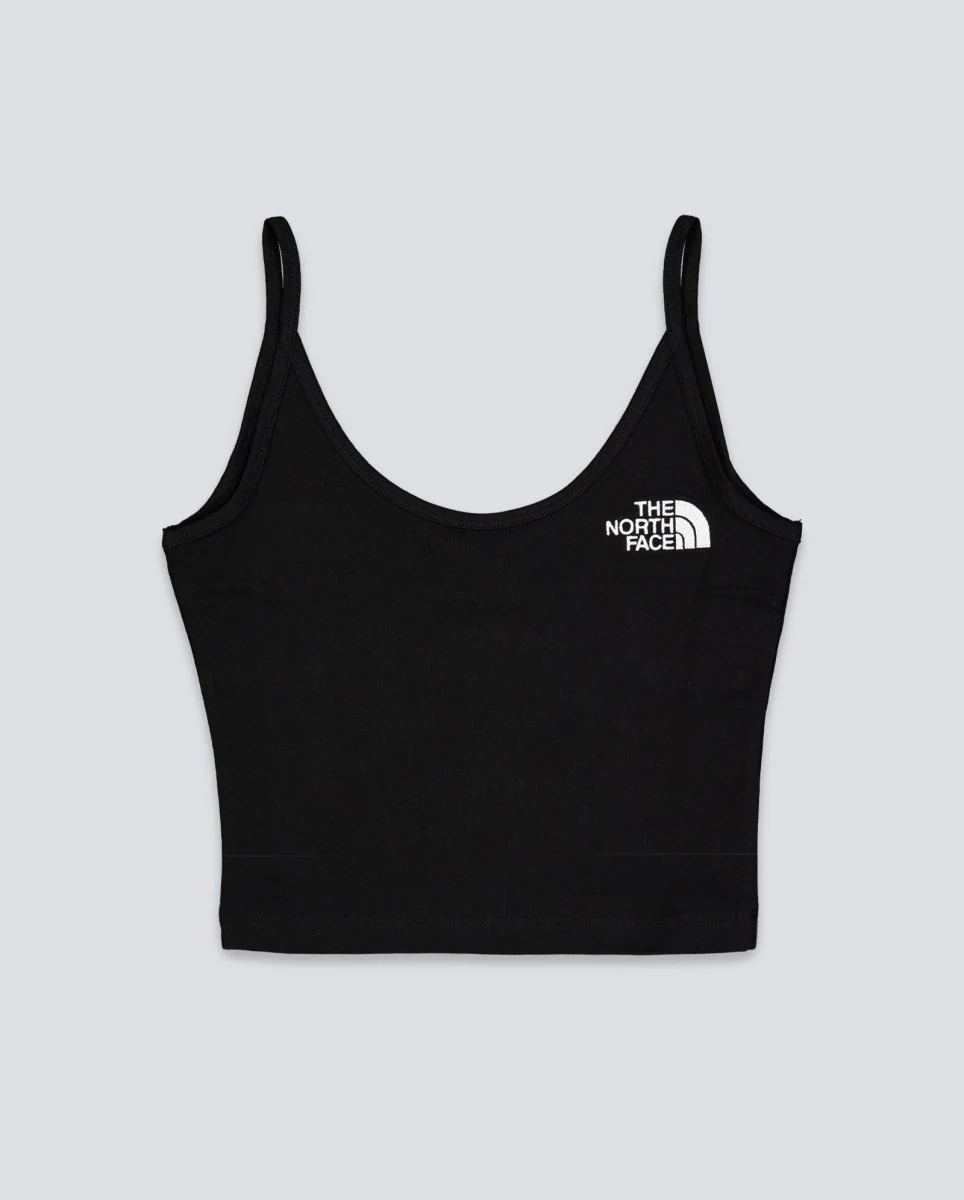 Top The North Face Slim Crop Tank Negro Mujer