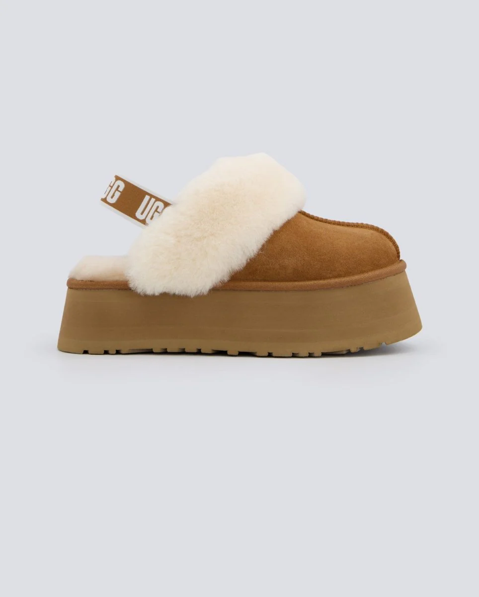 Ugg Funkette Con Plataforma Marrón Mujer