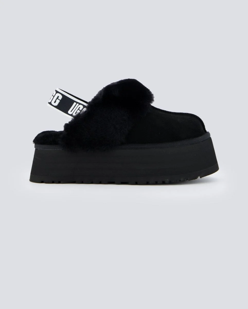 Ugg Funkette Con Plataforma Negro Mujer