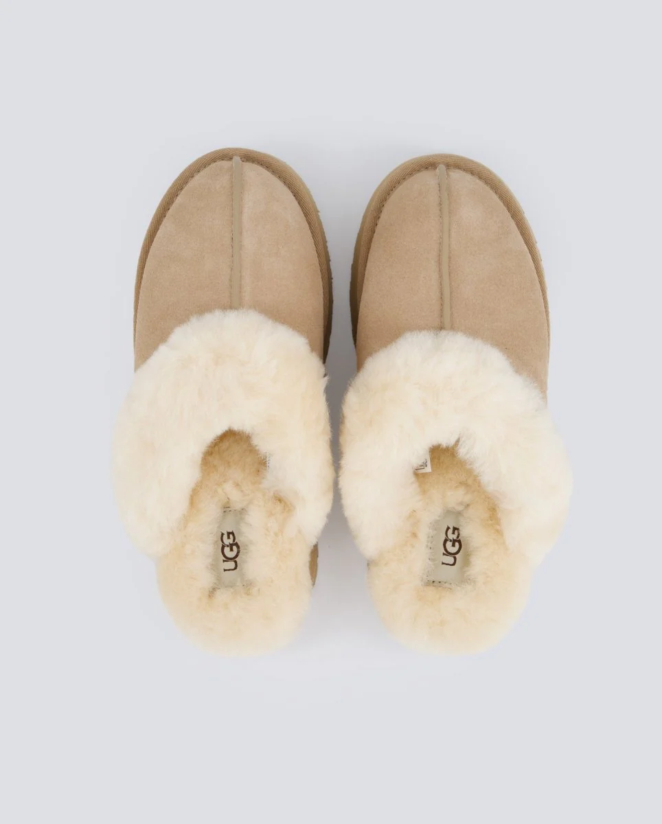 Ugg Plataforma Disquette Beige Mujer - Image 3