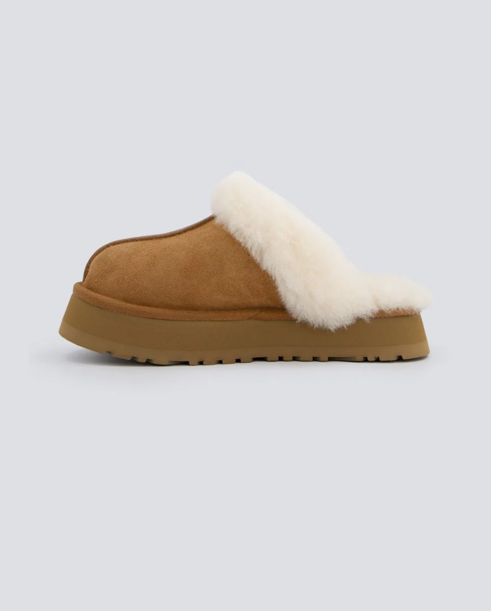 Ugg Plataforma Disquette Marrón Mujer - Image 3