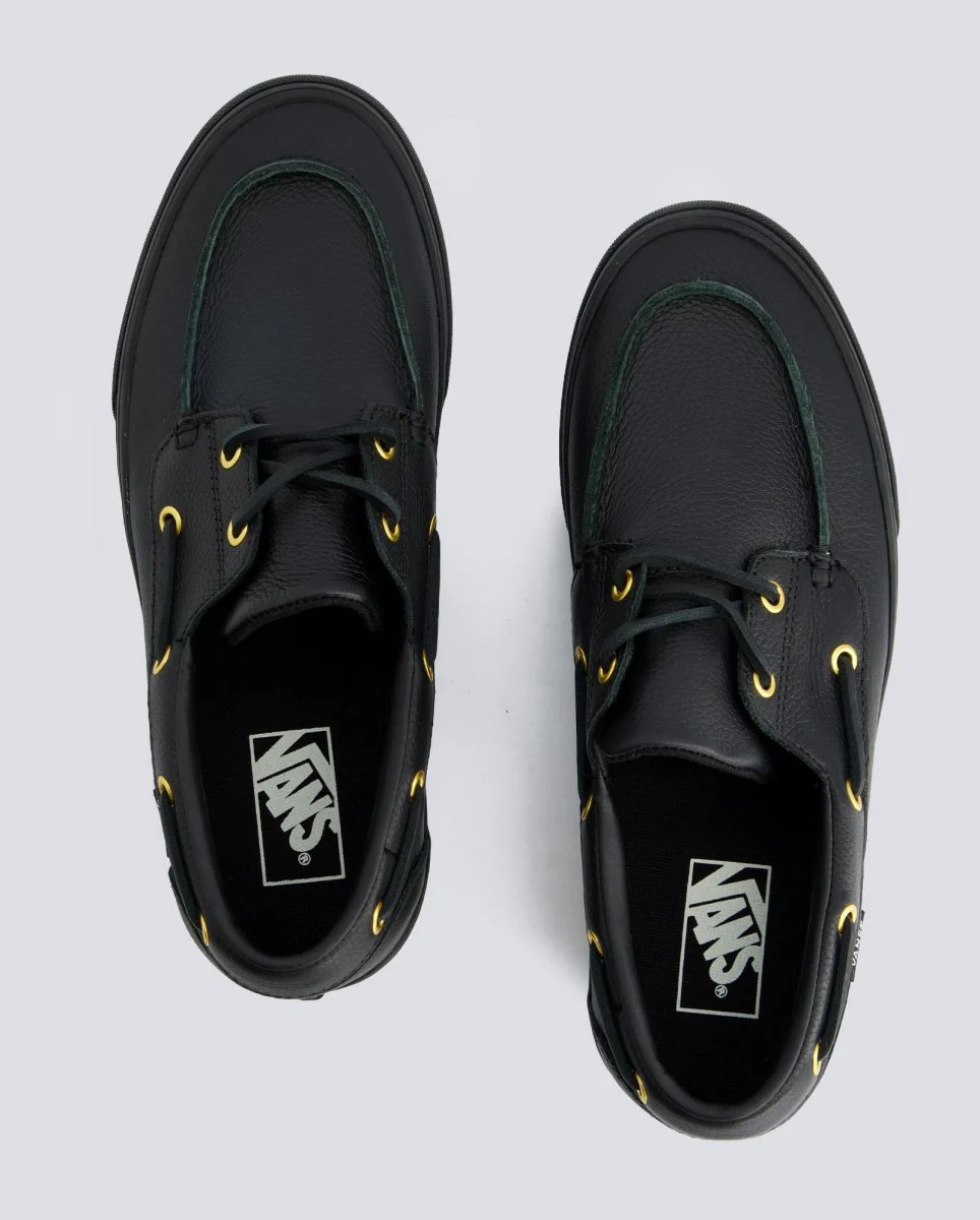 Vans 2 Eyelet Boat Negro Unisex - Image 4