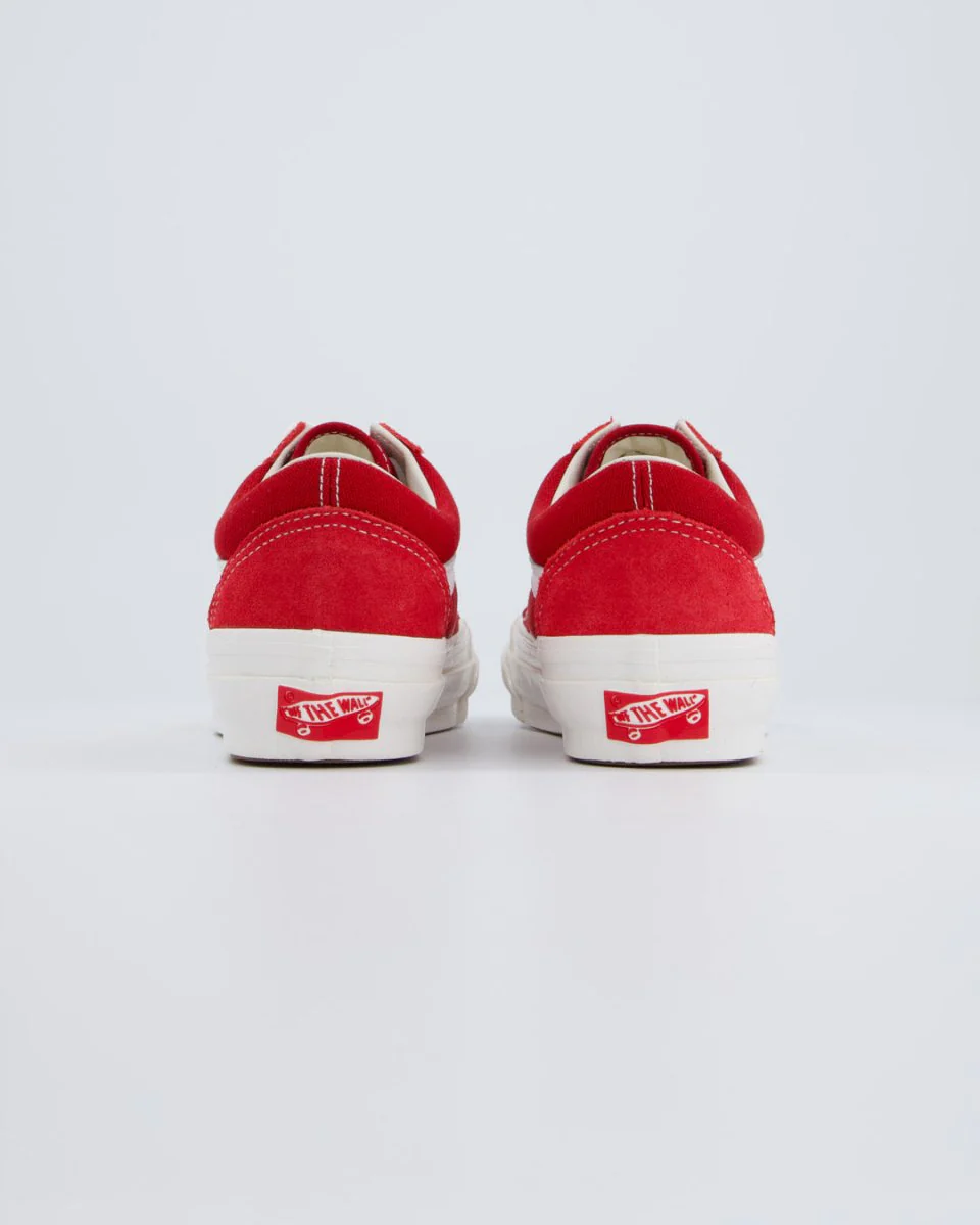 Vans Lx Old Skool Suede Rojo Mujer - Image 5