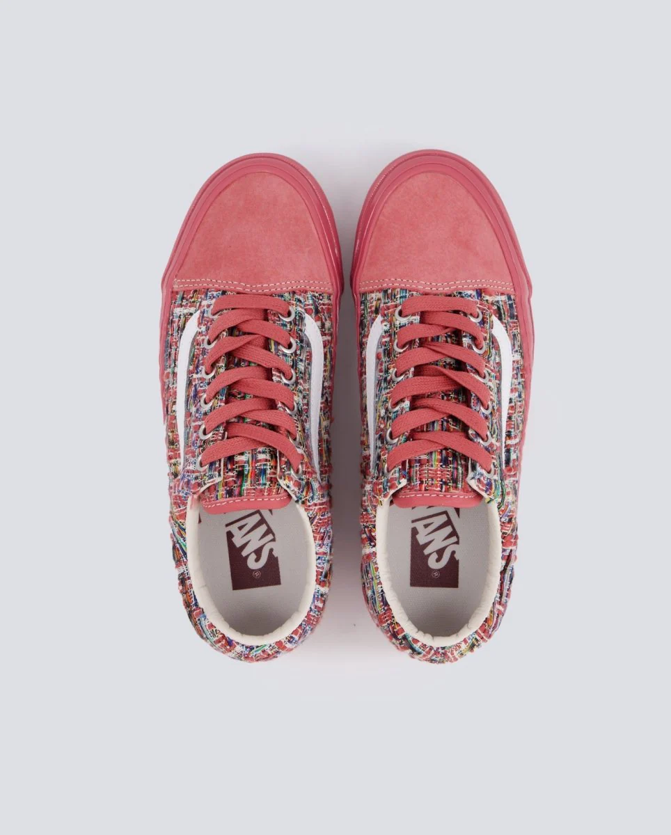 Vans Lx Old Skool Tweed Mauvewood Rosa Mujer - Image 3