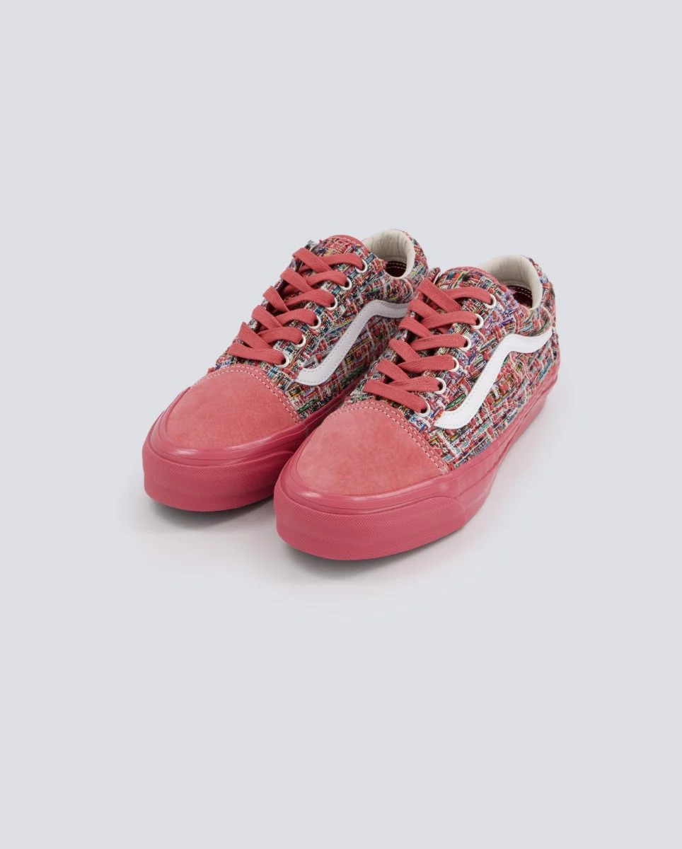 Vans Lx Old Skool Tweed Mauvewood Rosa Mujer - Image 4