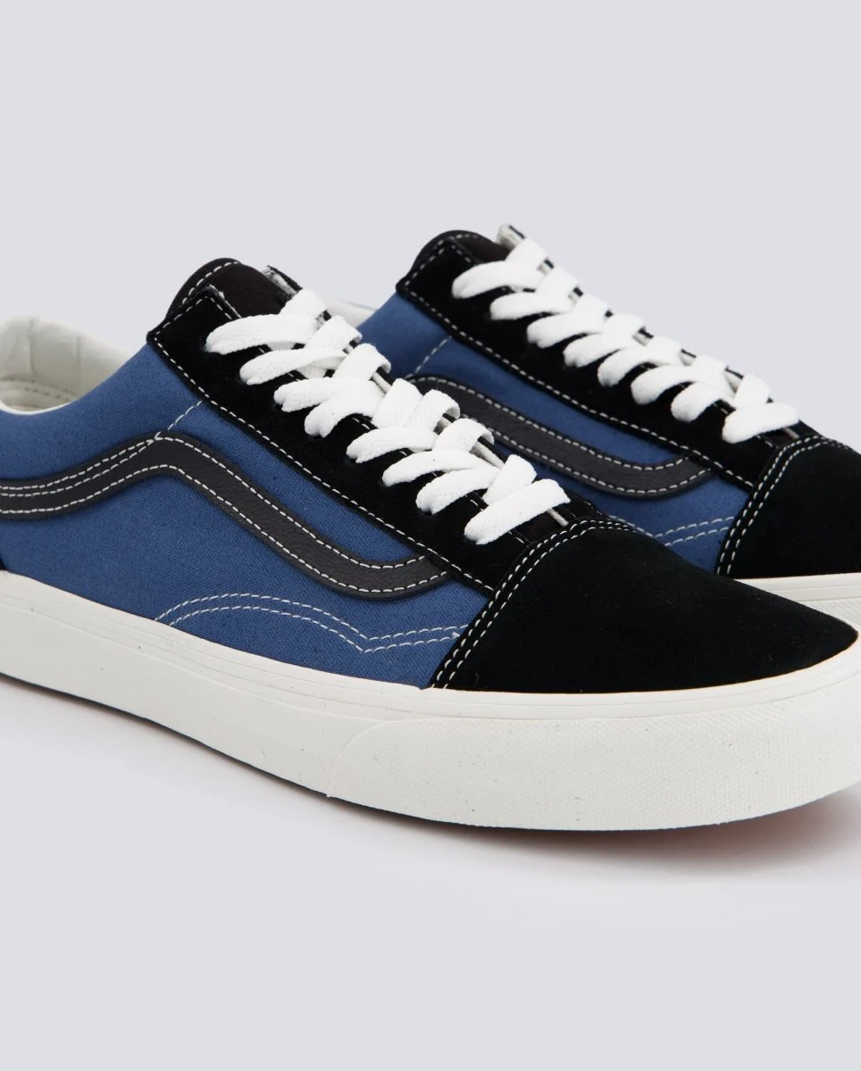 Vans Old Skool Basics Azul Y Negro Hombre - Image 2