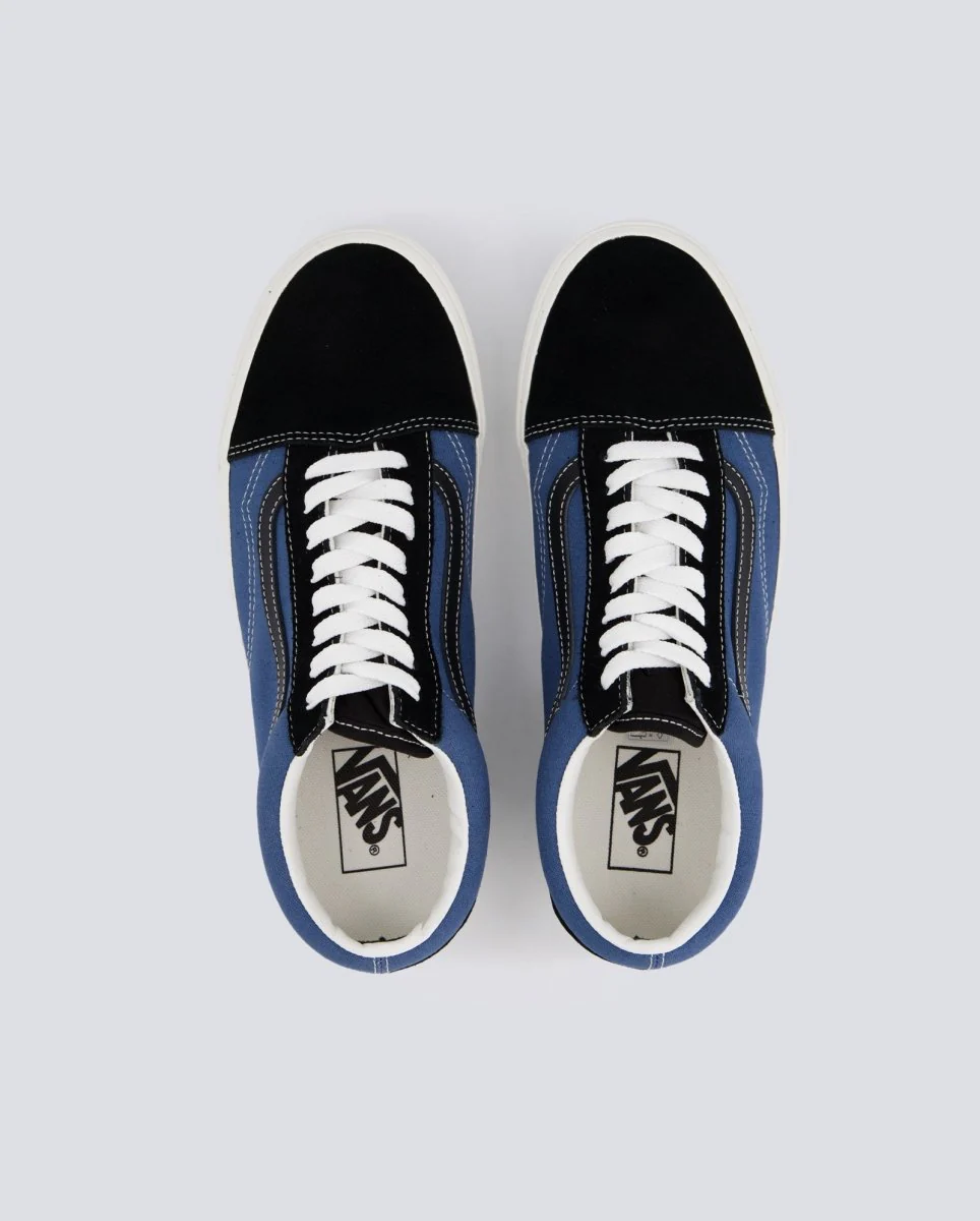 Vans Old Skool Basics Azul Y Negro Hombre - Image 3