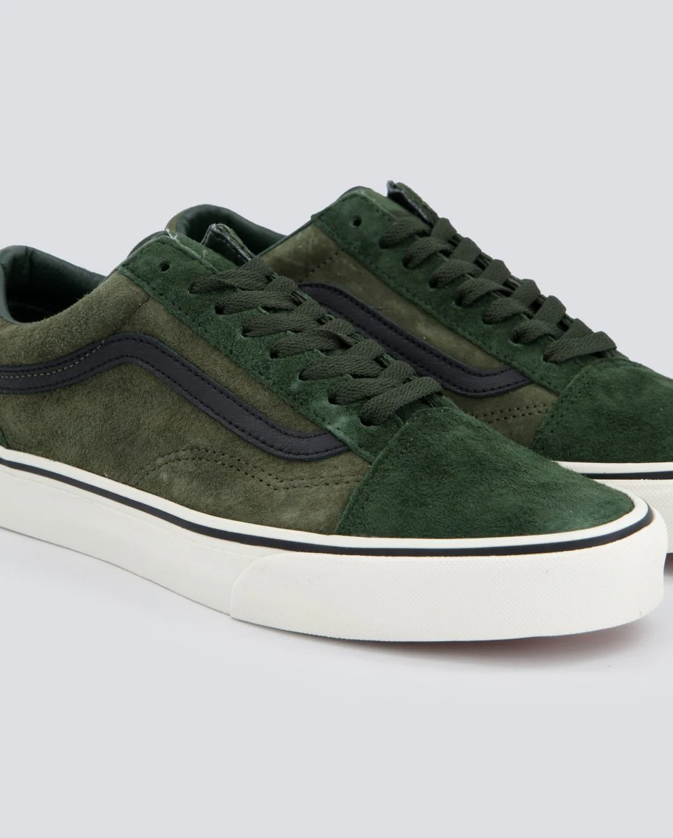 Vans Old Skool Pig Suede Verde Hombre - Image 2