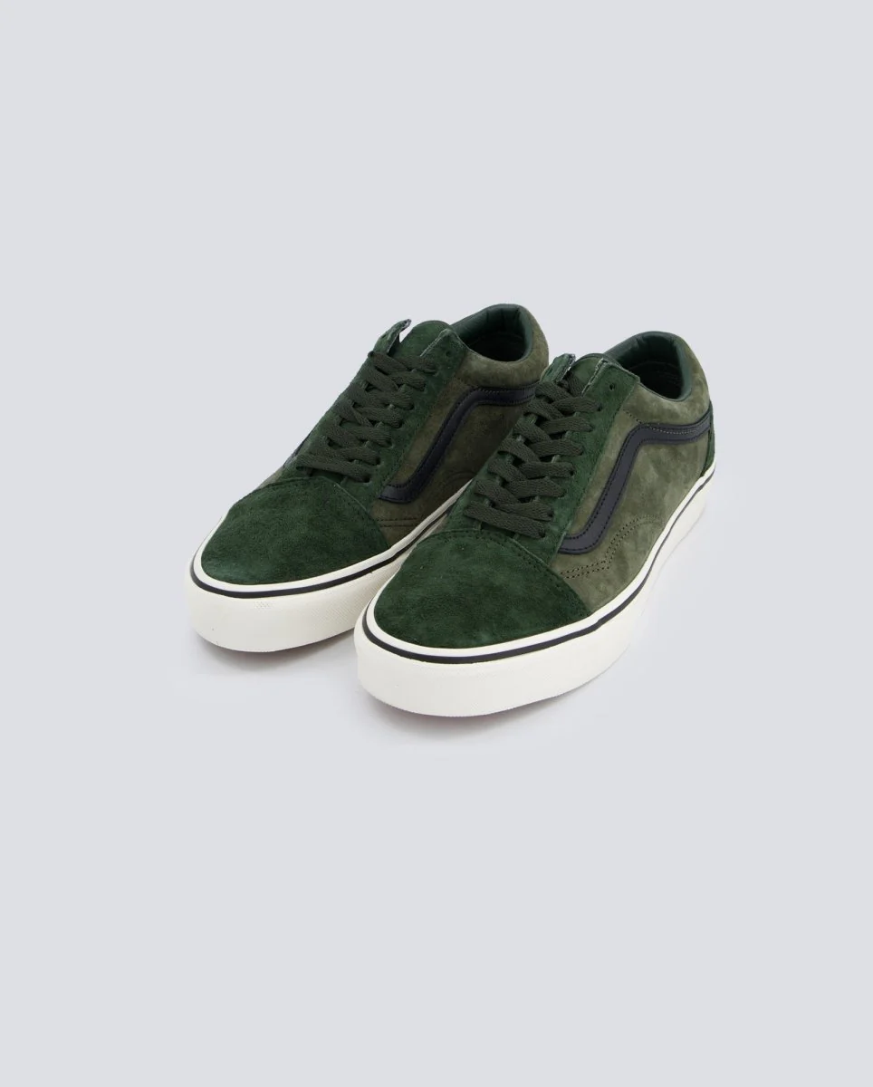 Vans Old Skool Pig Suede Verde Hombre - Image 5