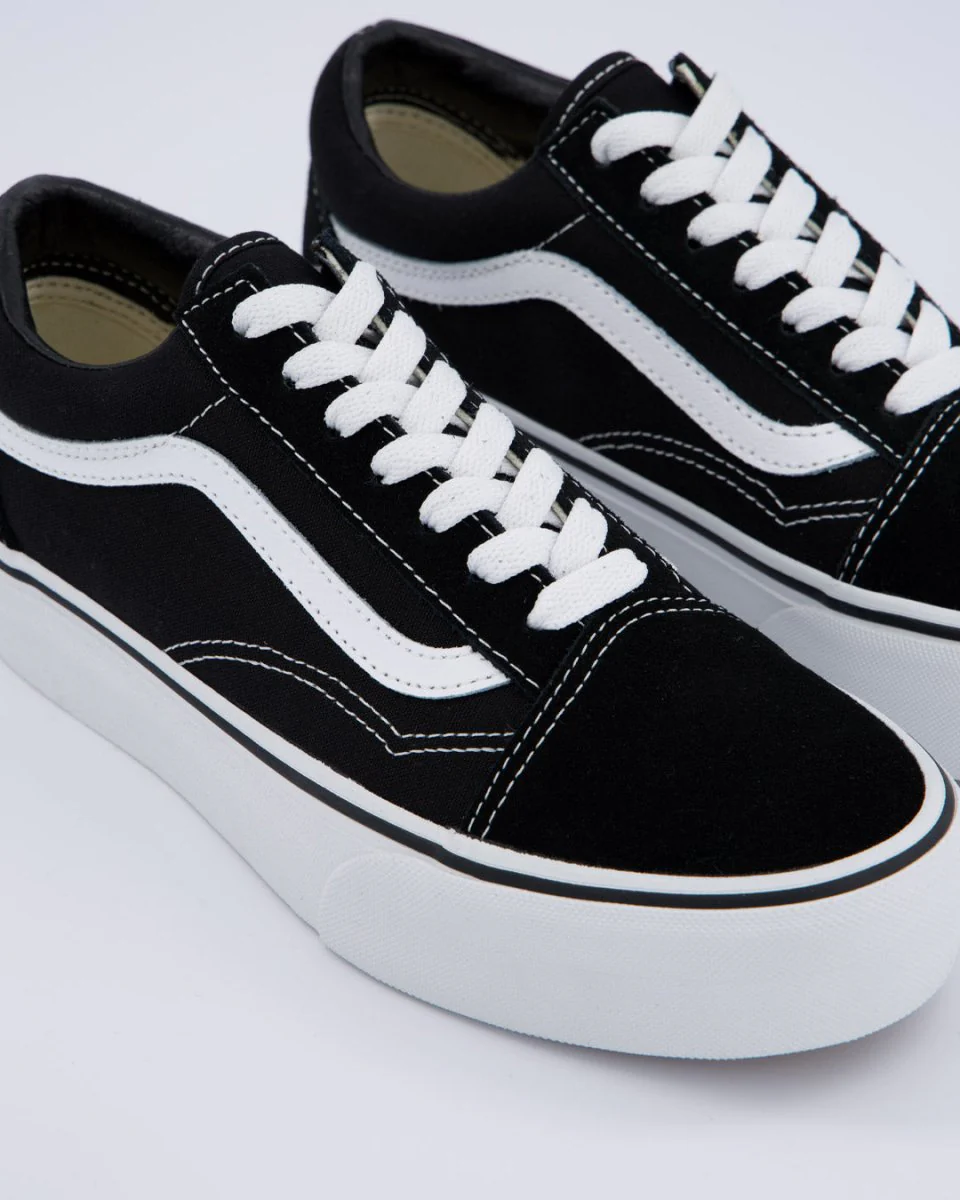 Vans Old Skool Platform Negro Mujer - Image 2