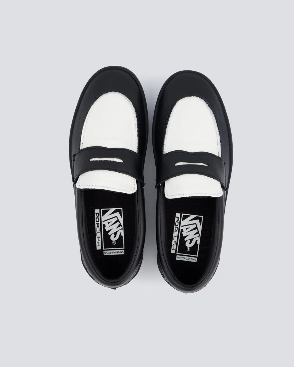 Vans Skate Loafer Negro Y Blanco Mujer - Image 3