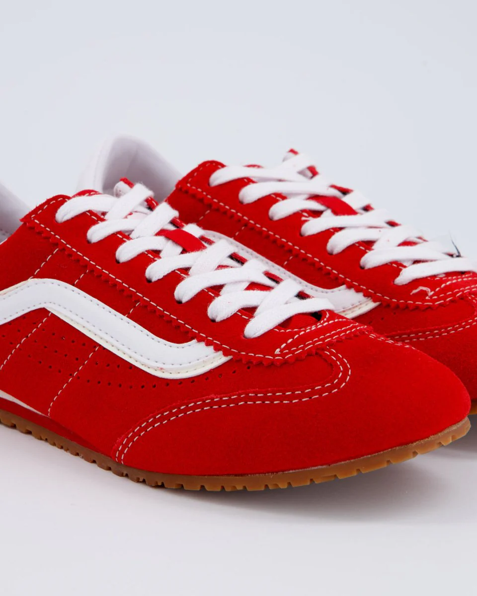 Vans Super Lowpro Racing Red Mujer - Image 2
