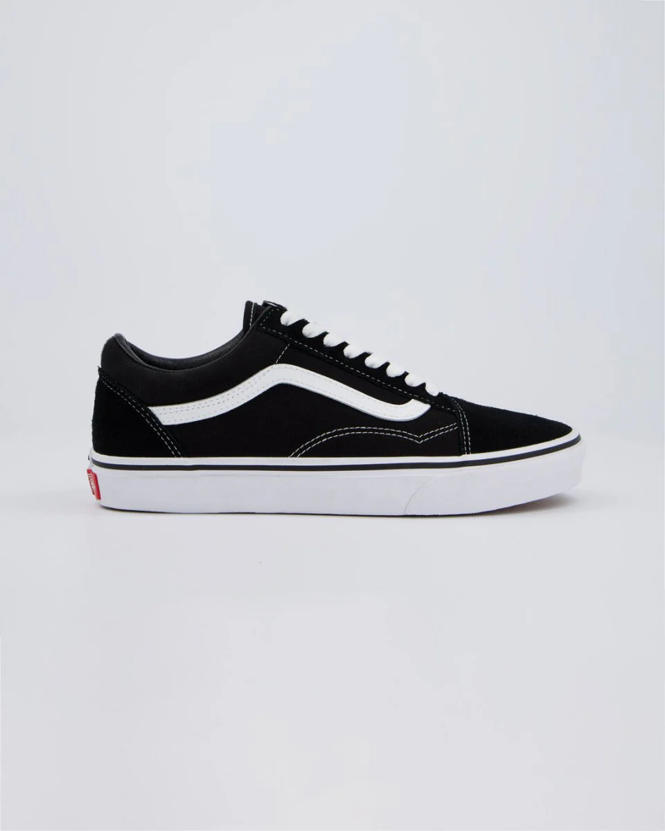 Vans Ua Old Skool Negro Y Blanco Hombre