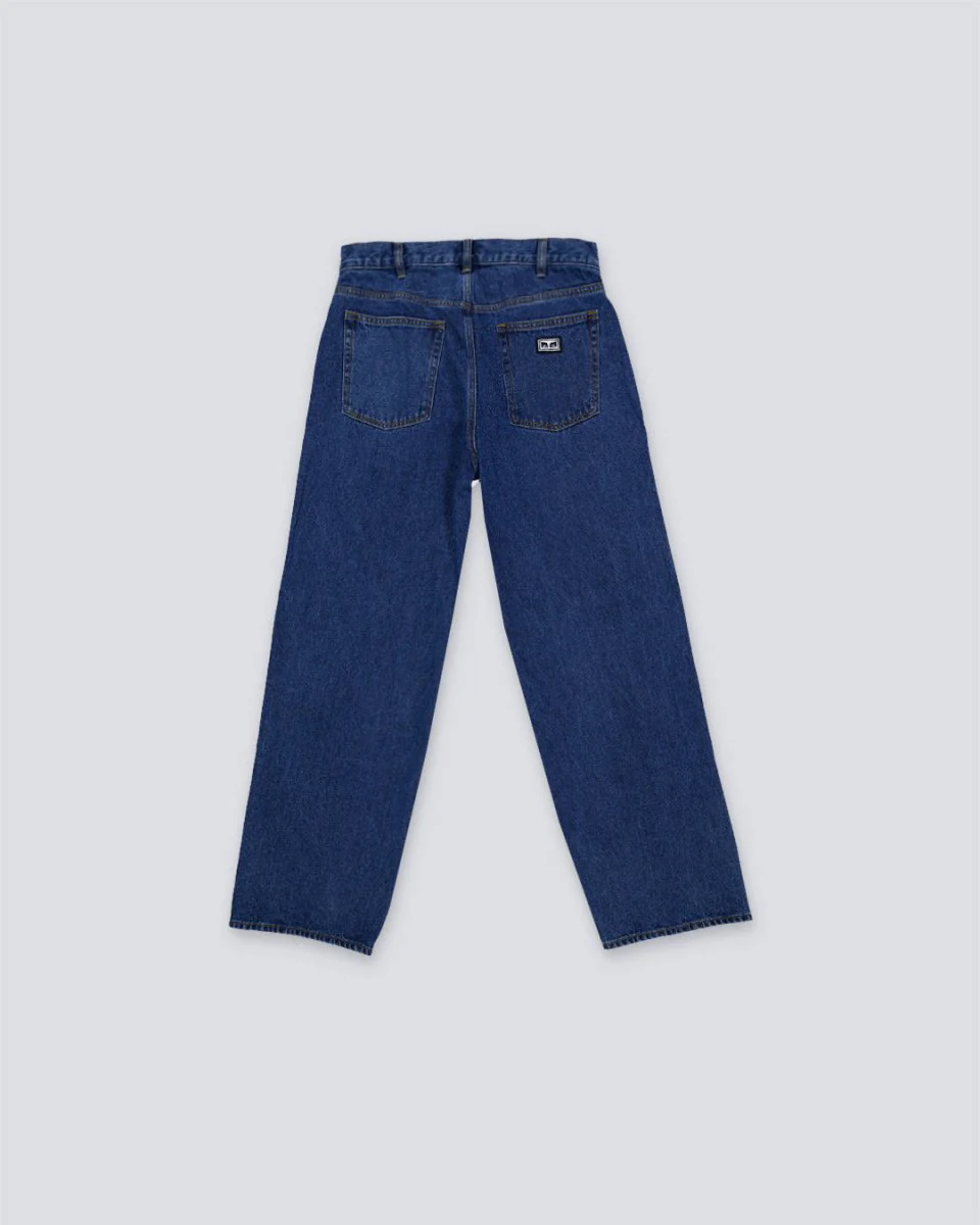 Vaquero Obey Bigwig Baggy Wash Indigo Azul Hombre - Image 2