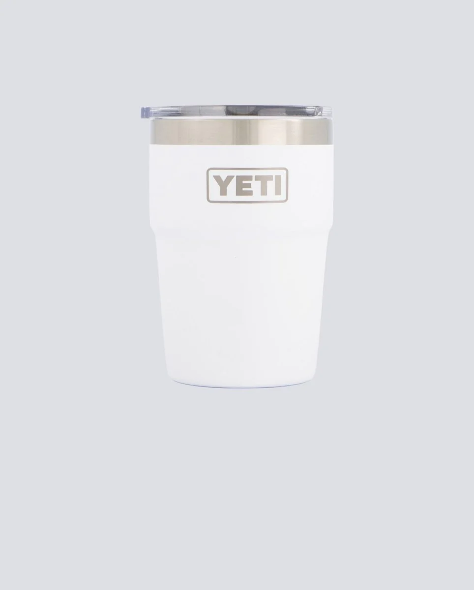 Vaso Yeti Rambler Stackable Blanco 16 Oz
