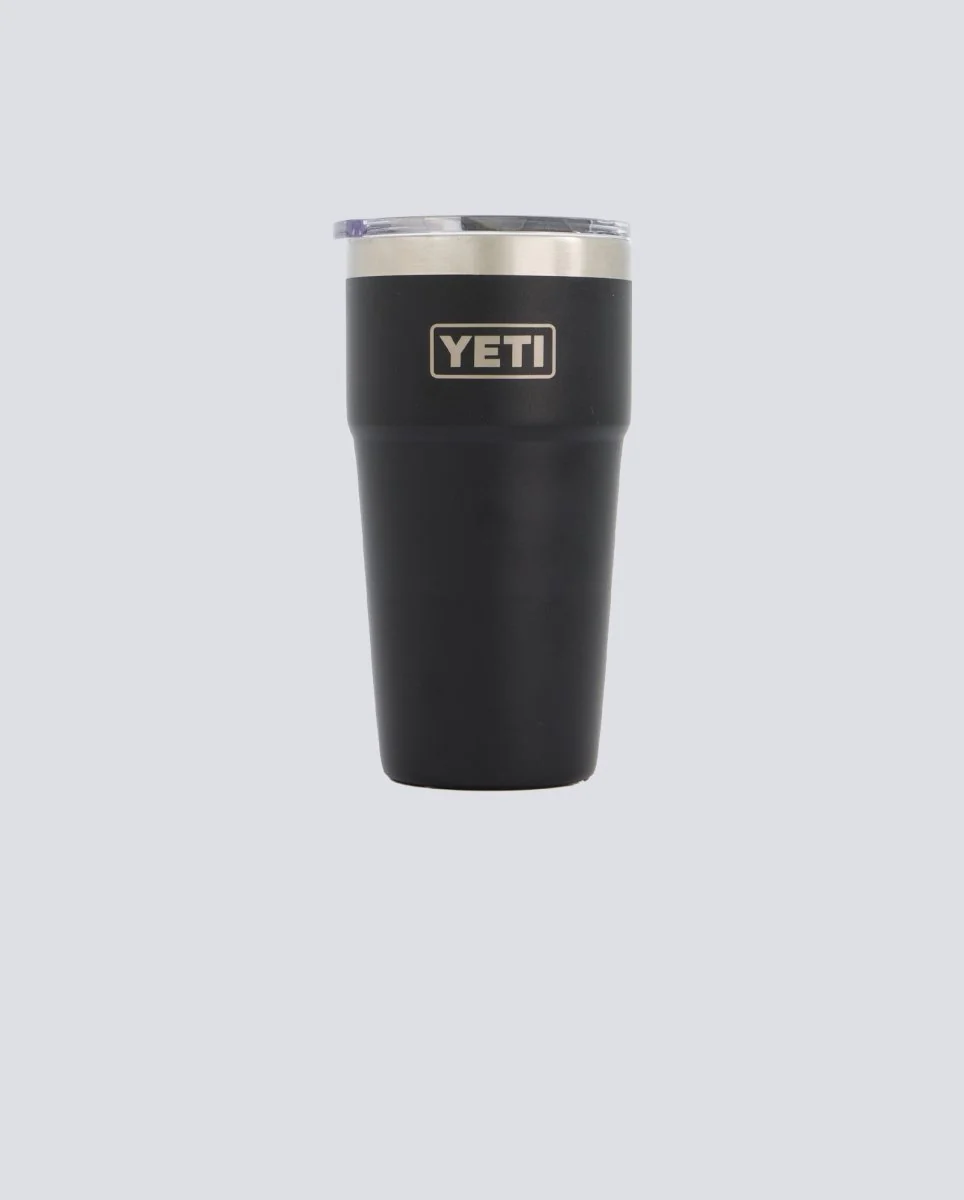 Vaso Yeti Rambler Stackable Negro 20 Oz